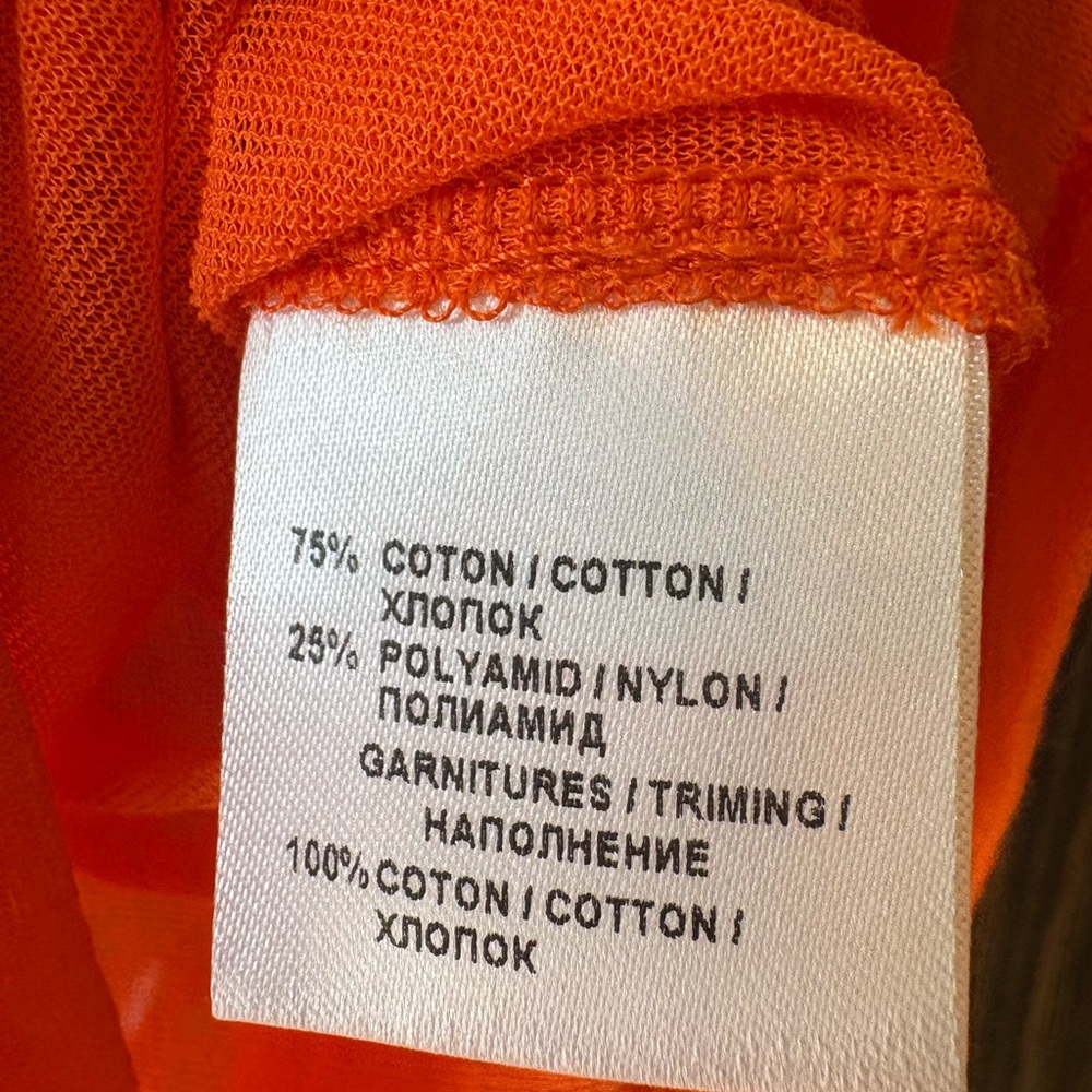 New Barbara Bui Orange Fitted Tank Top - Picture 5 of 6